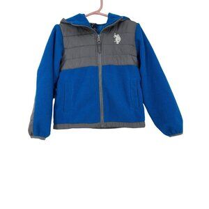 U.S. Polo Assn. Hooded Fleece Jacket Size 4T